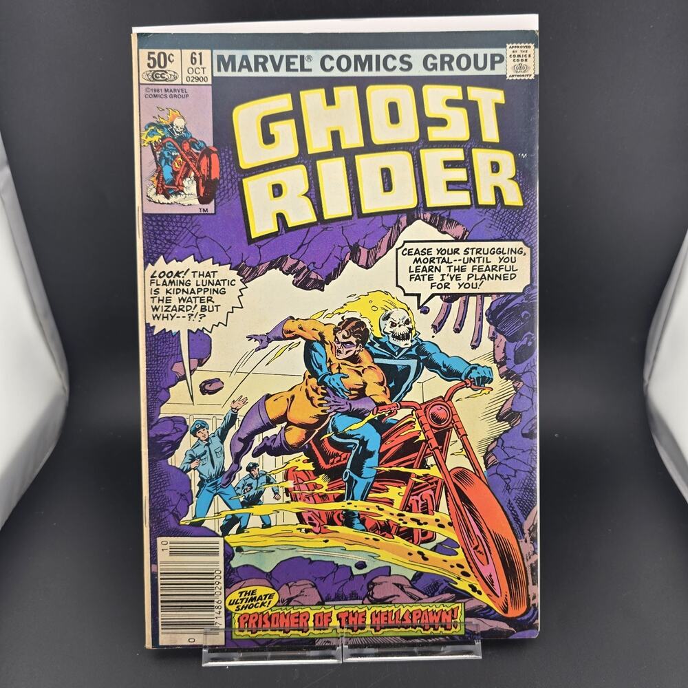 Ghost Rider #61 (1981, Marvel) VF- 7.5 Newsstand Variant - Prisoner of Hellspawn